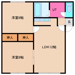 岩見沢駅 車移動8分  3km 2階の物件間取画像